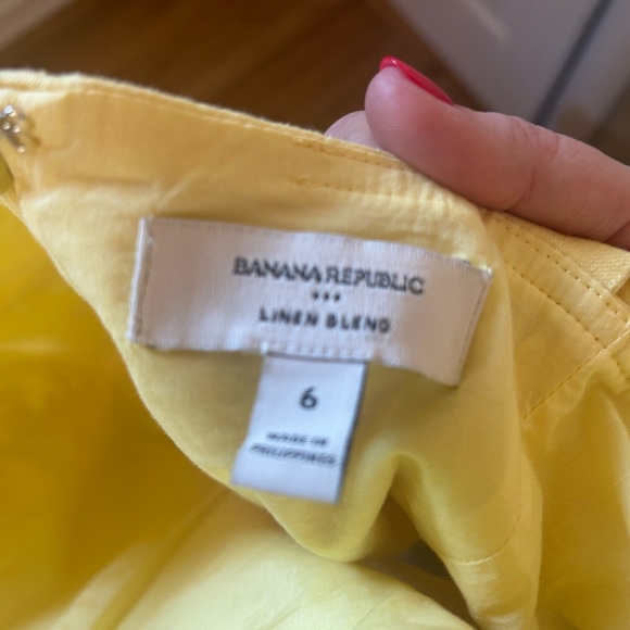 Banana Republic LINEN-BLEND MINI DRESS size 6 - Picture 3 of 4